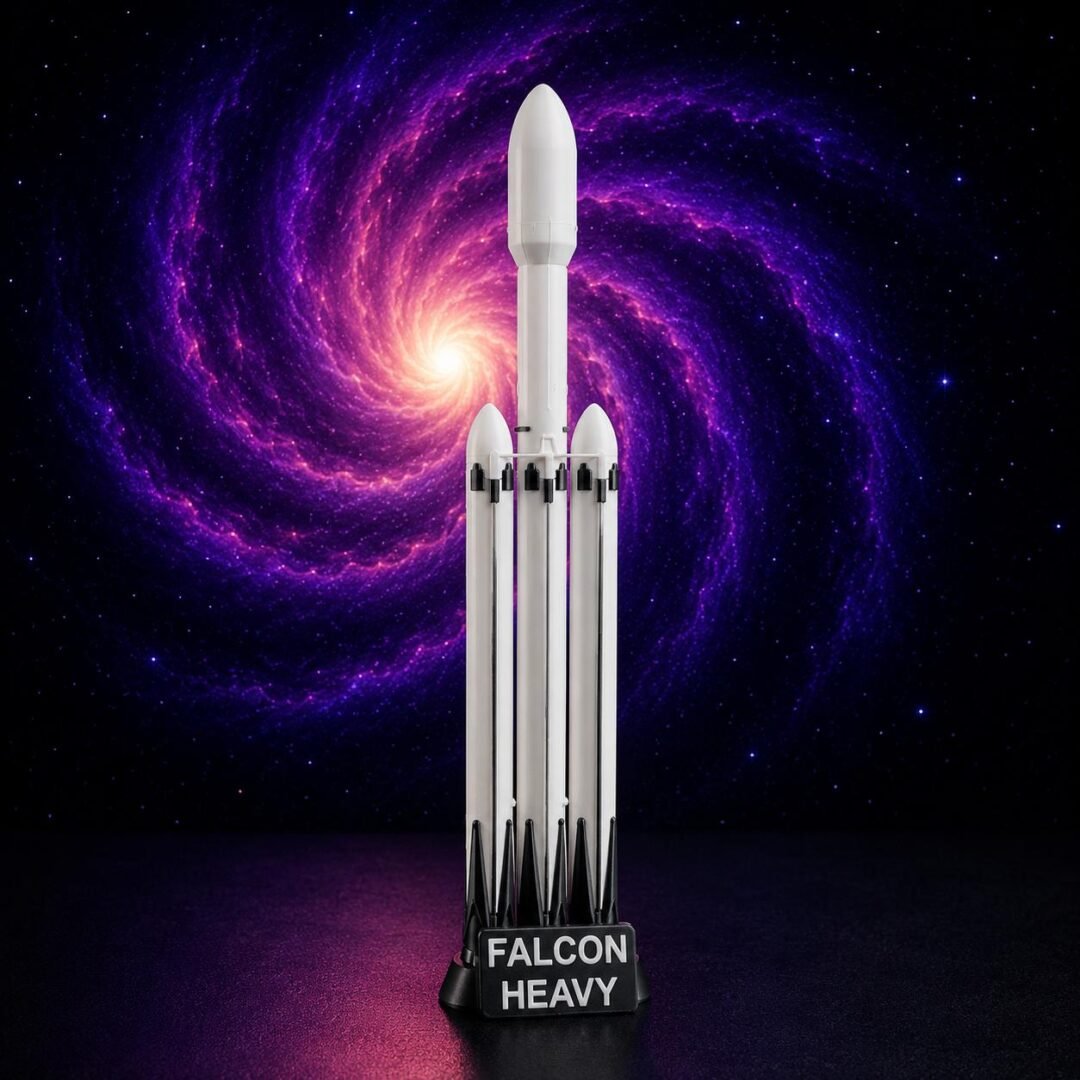 Cohete Falcon Heavy de SpaceX (escala 1:200)