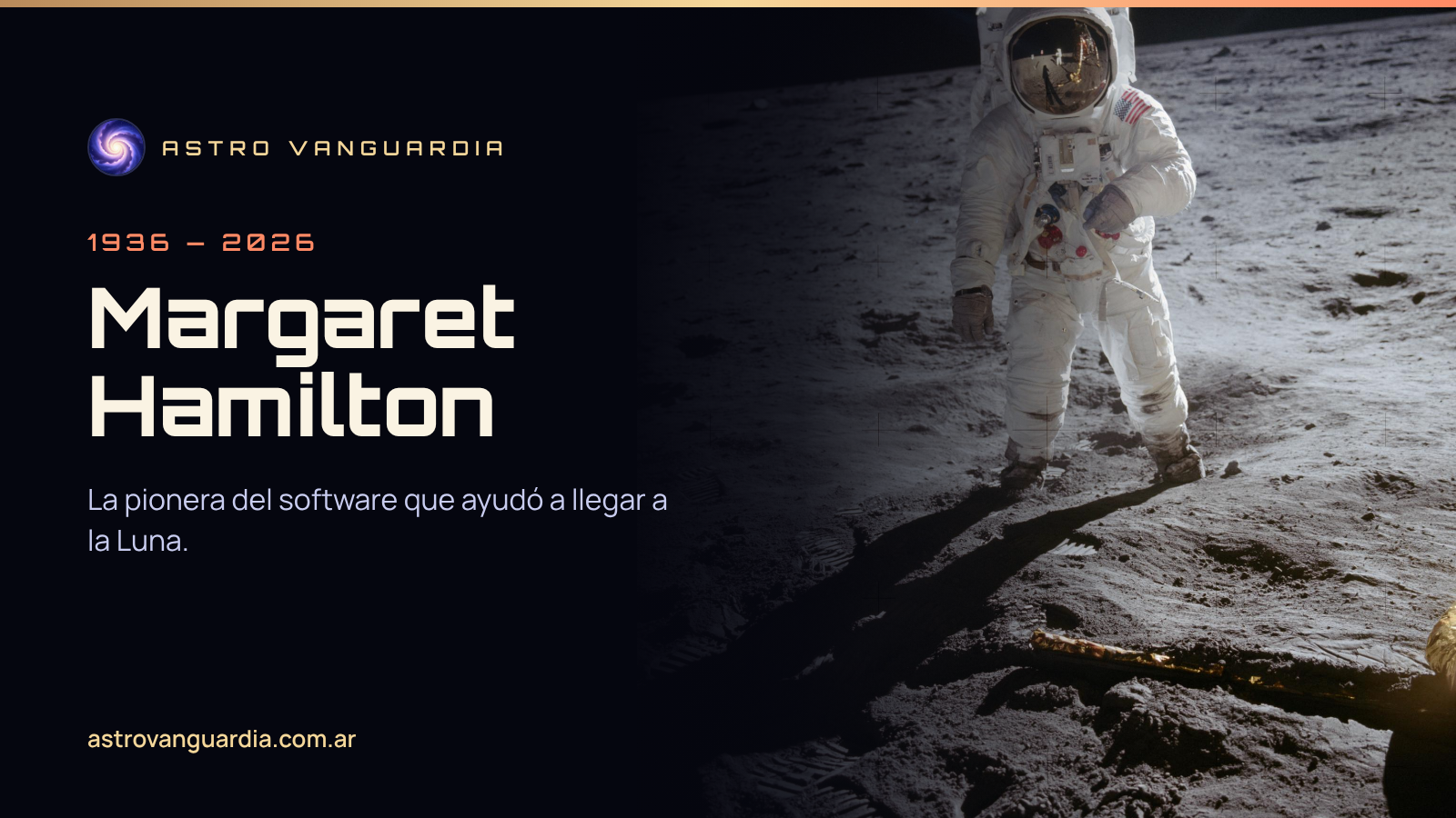 El astronauta Buzz Aldrin camina sobre la Luna durante el Apolo 11, con el módulo lunar reflejado en su visor